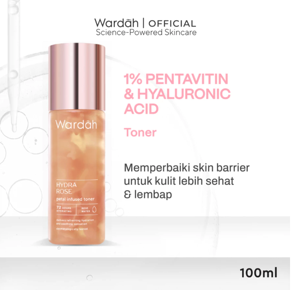 Paragon Technology and Innovation Wardah Hydra Rose Petal Infused Toner