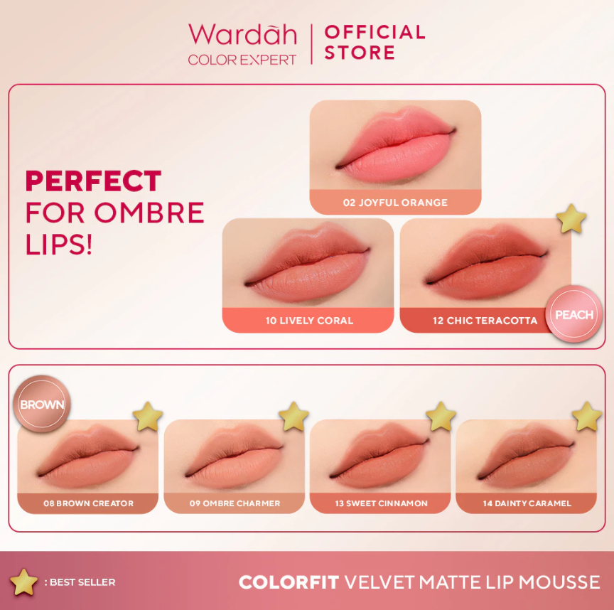 Wardah Colorfit Velvet Matte Lip Mouse