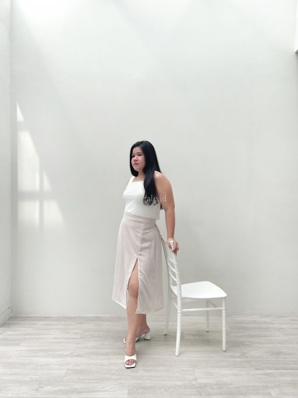 Slit Zip Skirt 3