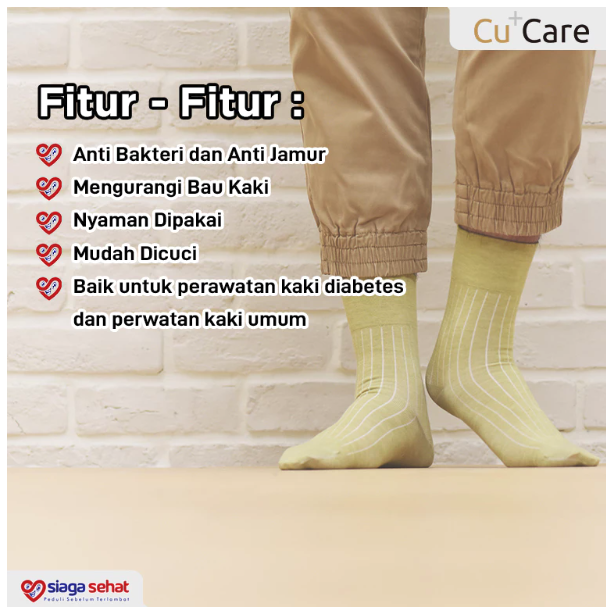 IN4 Technology Corporation CuCare Copper Rich Crew Socks