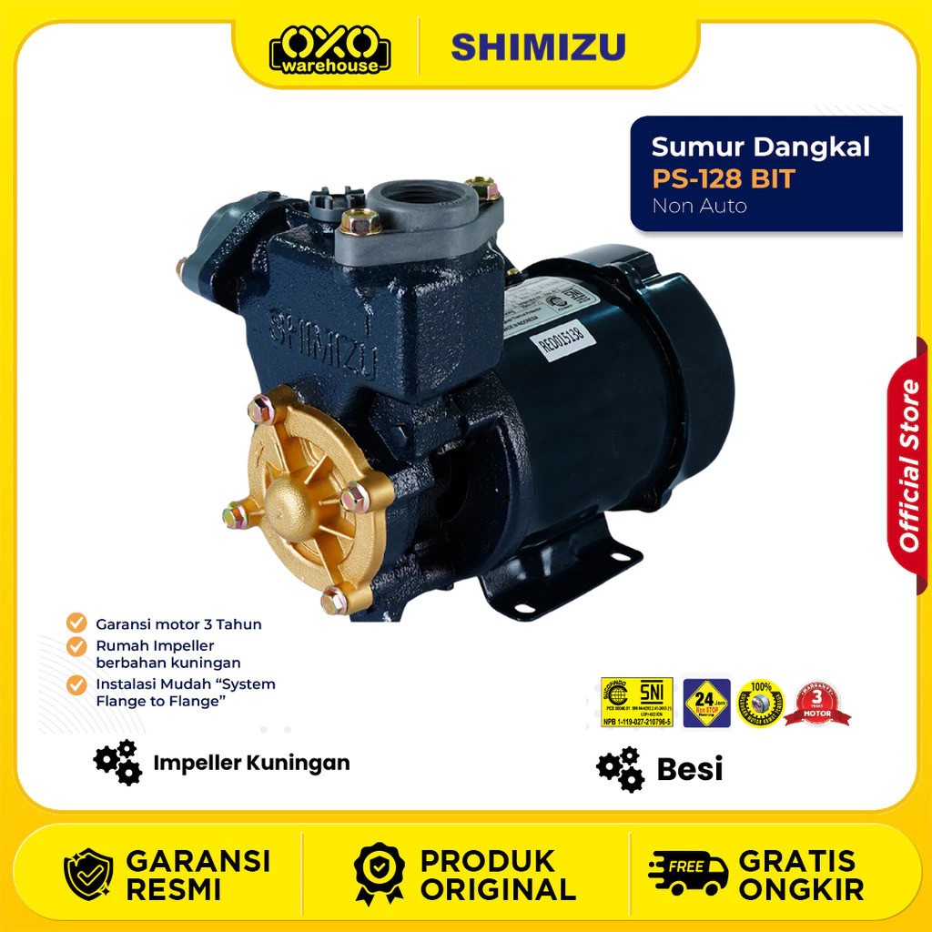 Shimizu Pompa Air Sumur Dangkal 2