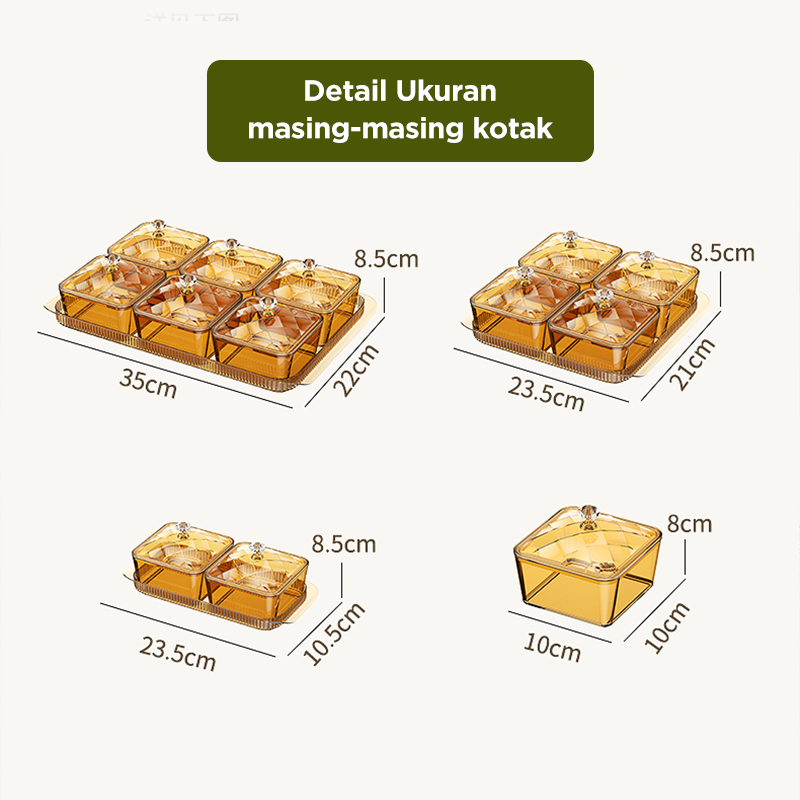  Dejavu Nampan Toples Permen Minimalis  HSB798