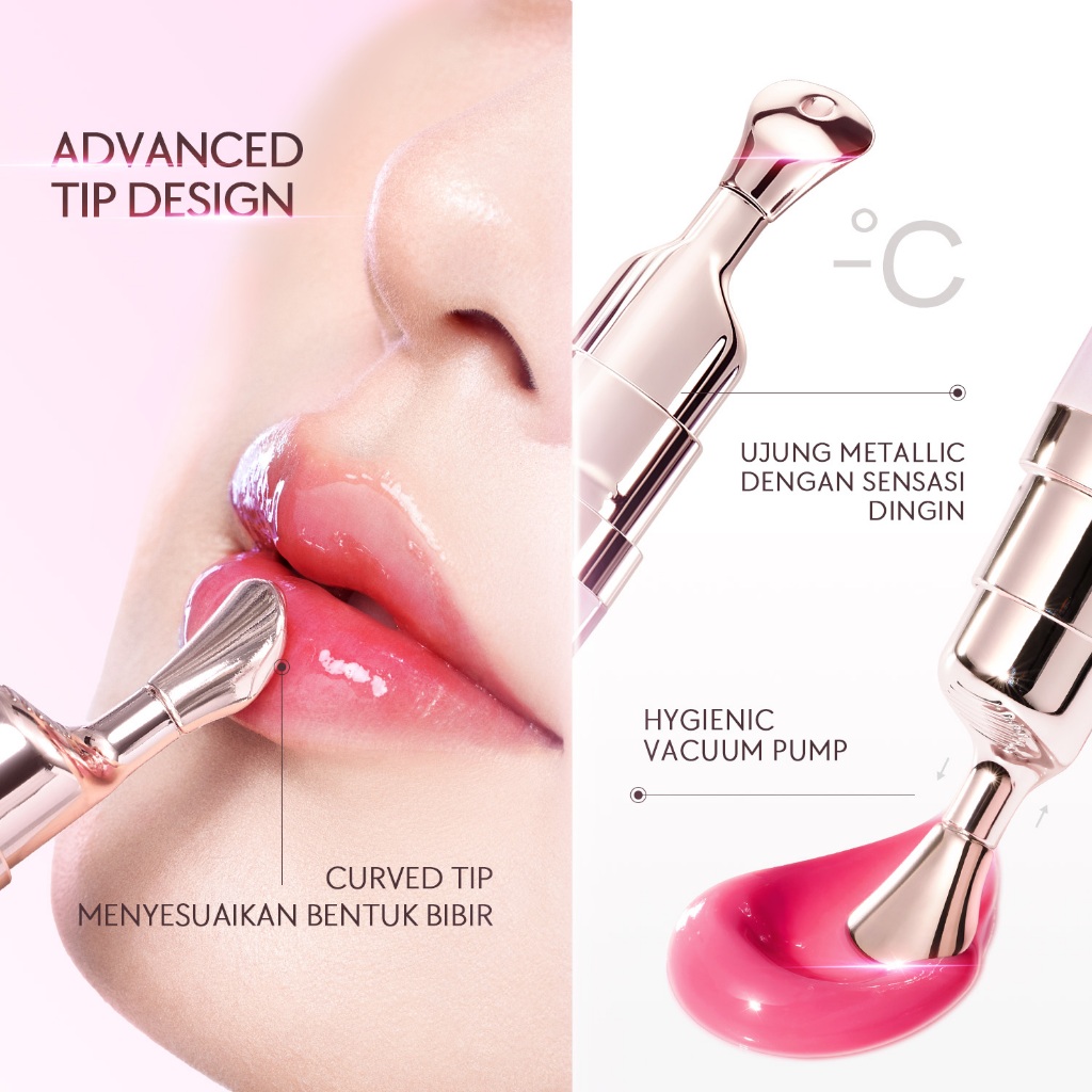 SKINTIFIC Cosmetics SKINTIFIC Peptide Brightening Lip Serum Cherry Red