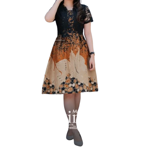 Batik Gemilang Dress Motif Dewindari