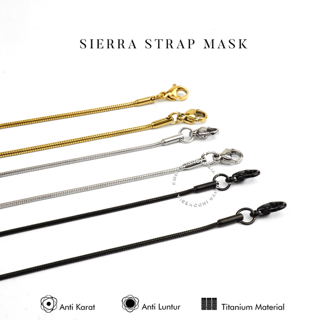 Emrys Indonesia Strap Masker Titanium