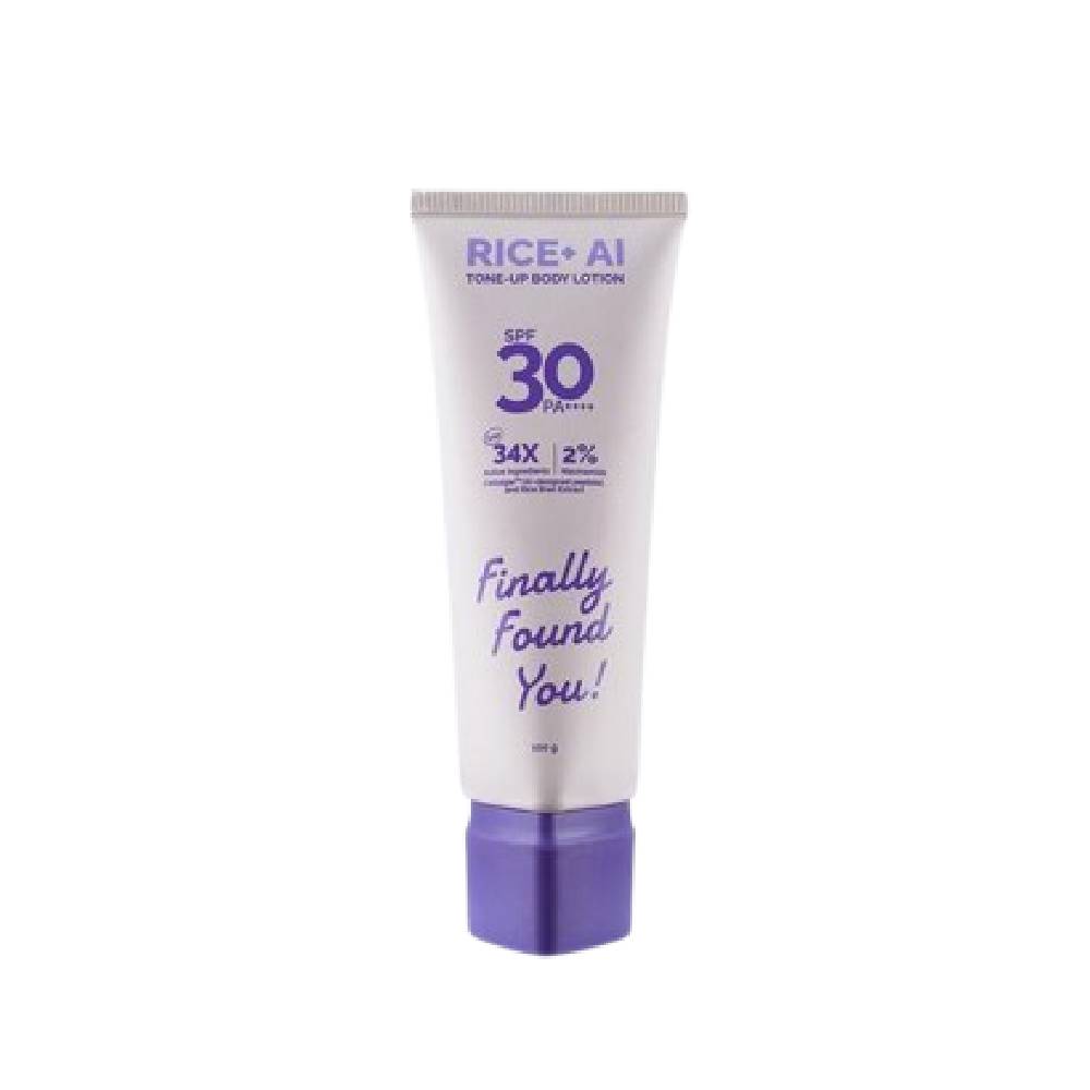 Finally Found You! RICE+ AI UV Bright Tone-Up Lotion SPF 30 PA++++