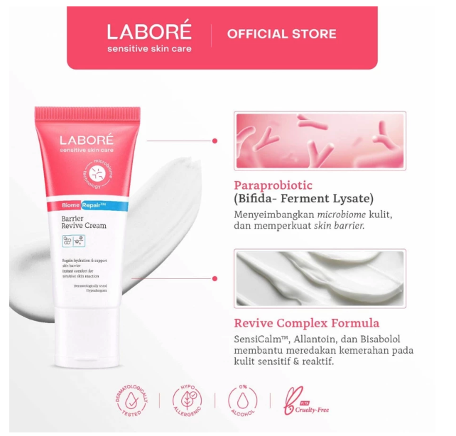 Sensitive Skin Care BiomeRepair™ Barrier Revive Cream 3