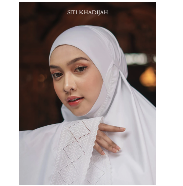 Siti Khadijah Nusantara Siti Khadijah Signature Batavia Mukena Batik Betawi Lace