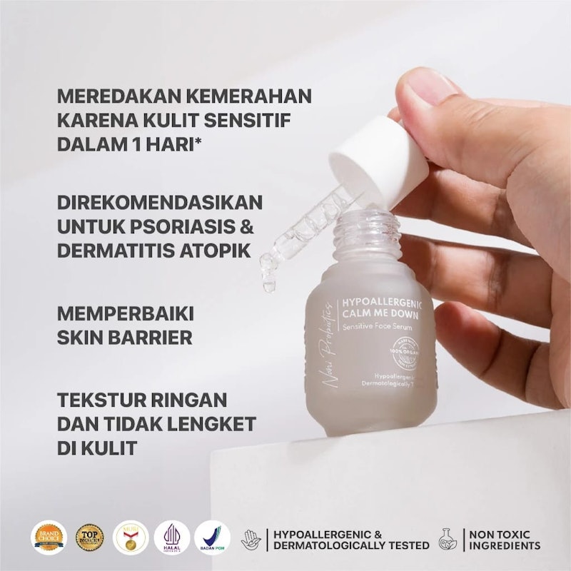 N'PURE Noni Probiotics Hypoallergenic Calm Me Down Sensitive Face Serum