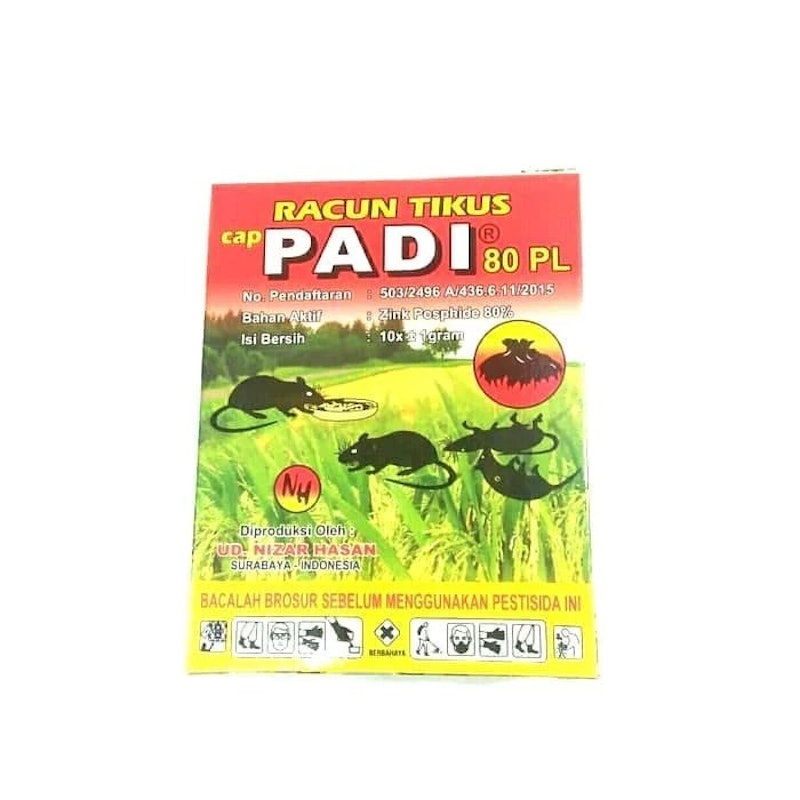 Racun Tikus Rodentisida Cap Padi 1
