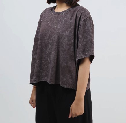  Polosoke Kaos Crop Oversize Snow Wash Sandwash