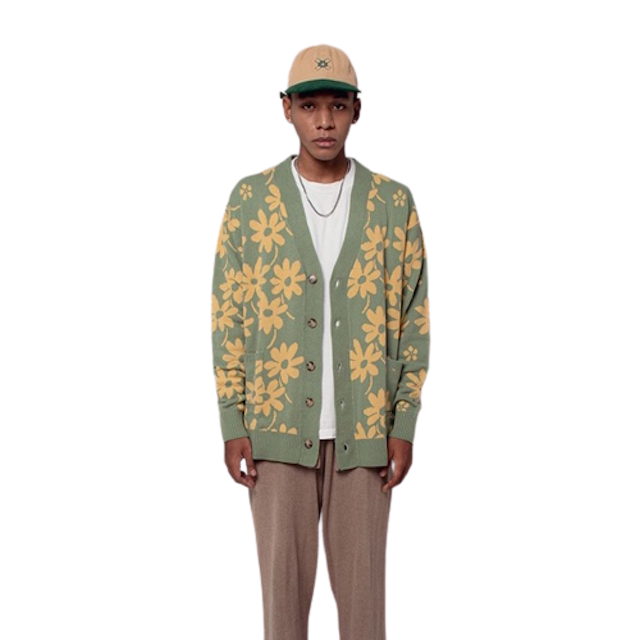 Men Flora Lyon Cardigan 1