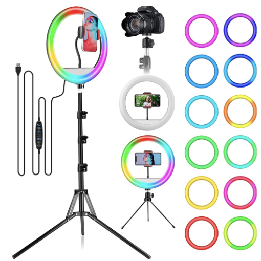 Lampu Ring Light Set Jumbo LED 33 cm 2