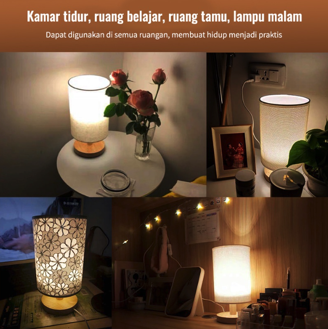 UPHOME Lampu Tidur Led Wireless 3 Color 3