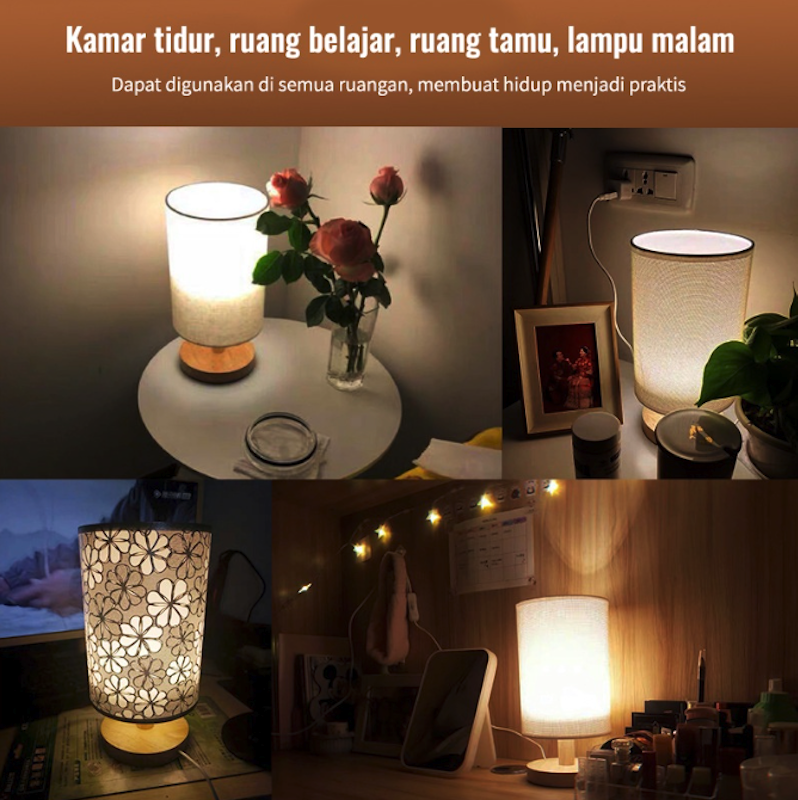 UPHOME Lampu Tidur Led Wireless 3 Color 3