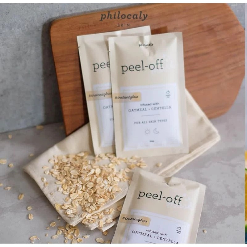 Tritunggal Sinarjaya Philocaly Skin Peel Off Mask Oatmeal + Centella Asiatica