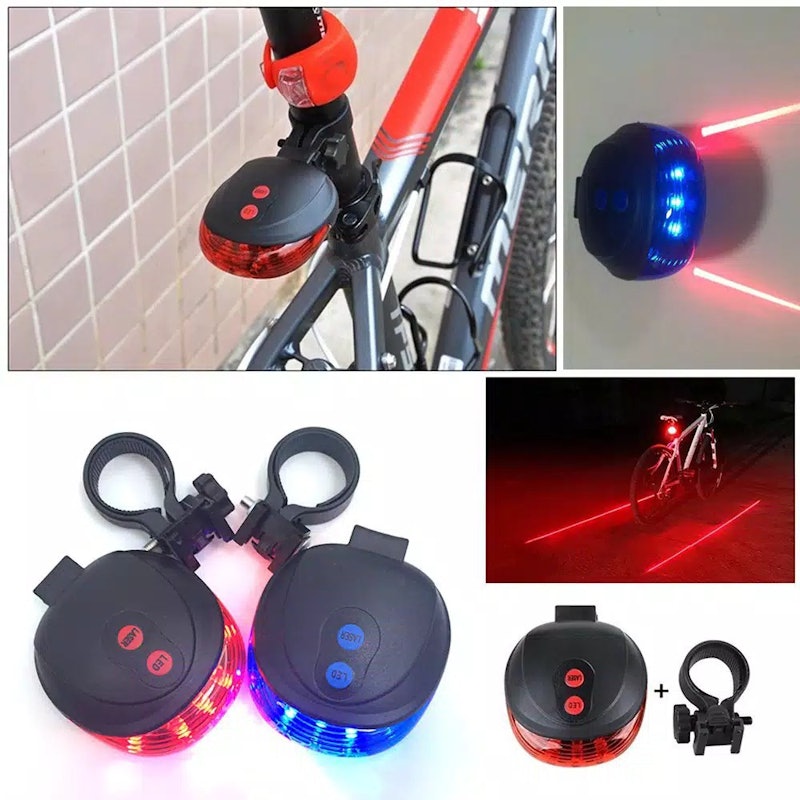 Lampu Sepeda Belakang LED Laser 3