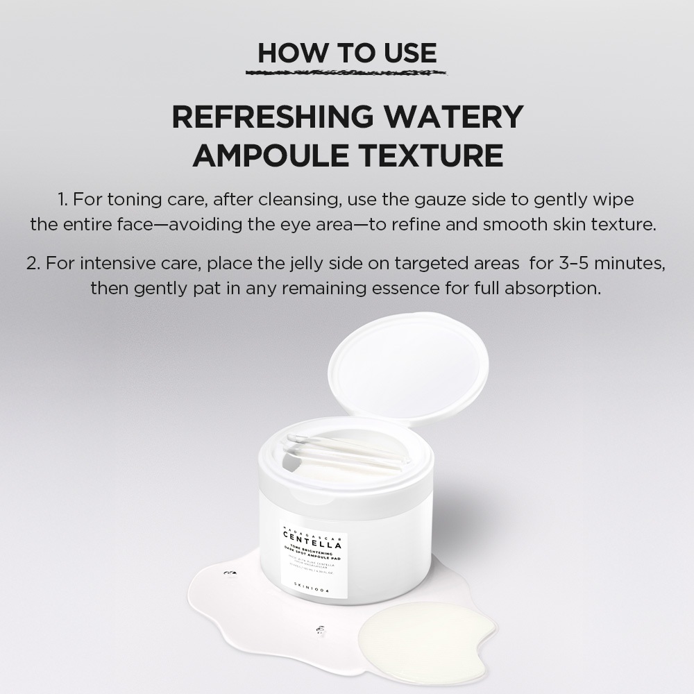 SKIN1004 Madagascar Centella Tone Brightening Dark Spot Ampoule Pad