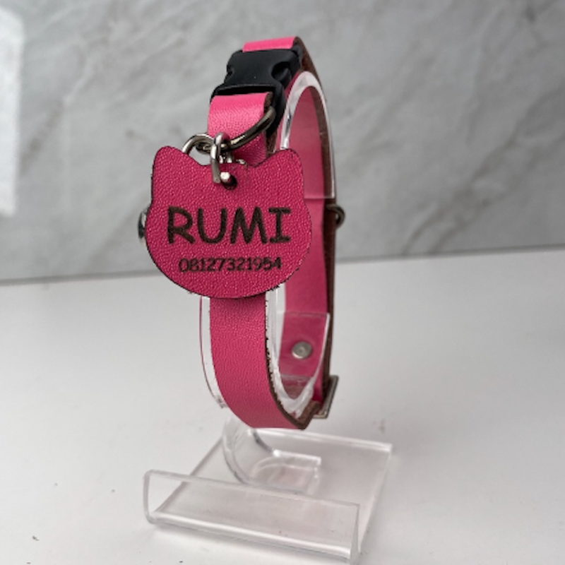 Kalung Kucing Kulit Asli Model Slop 3