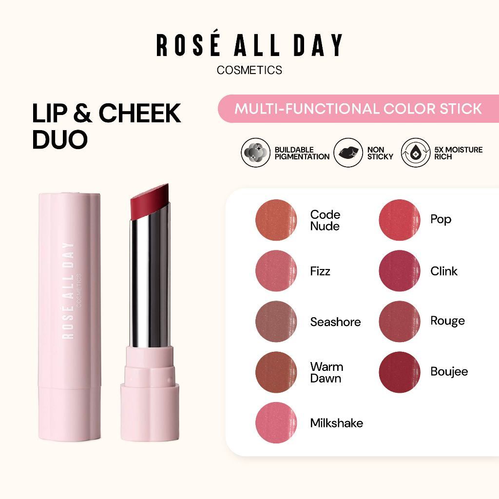Rose Cosmetics International Rosé All Day Lip & Cheek Duo (Code Nude)