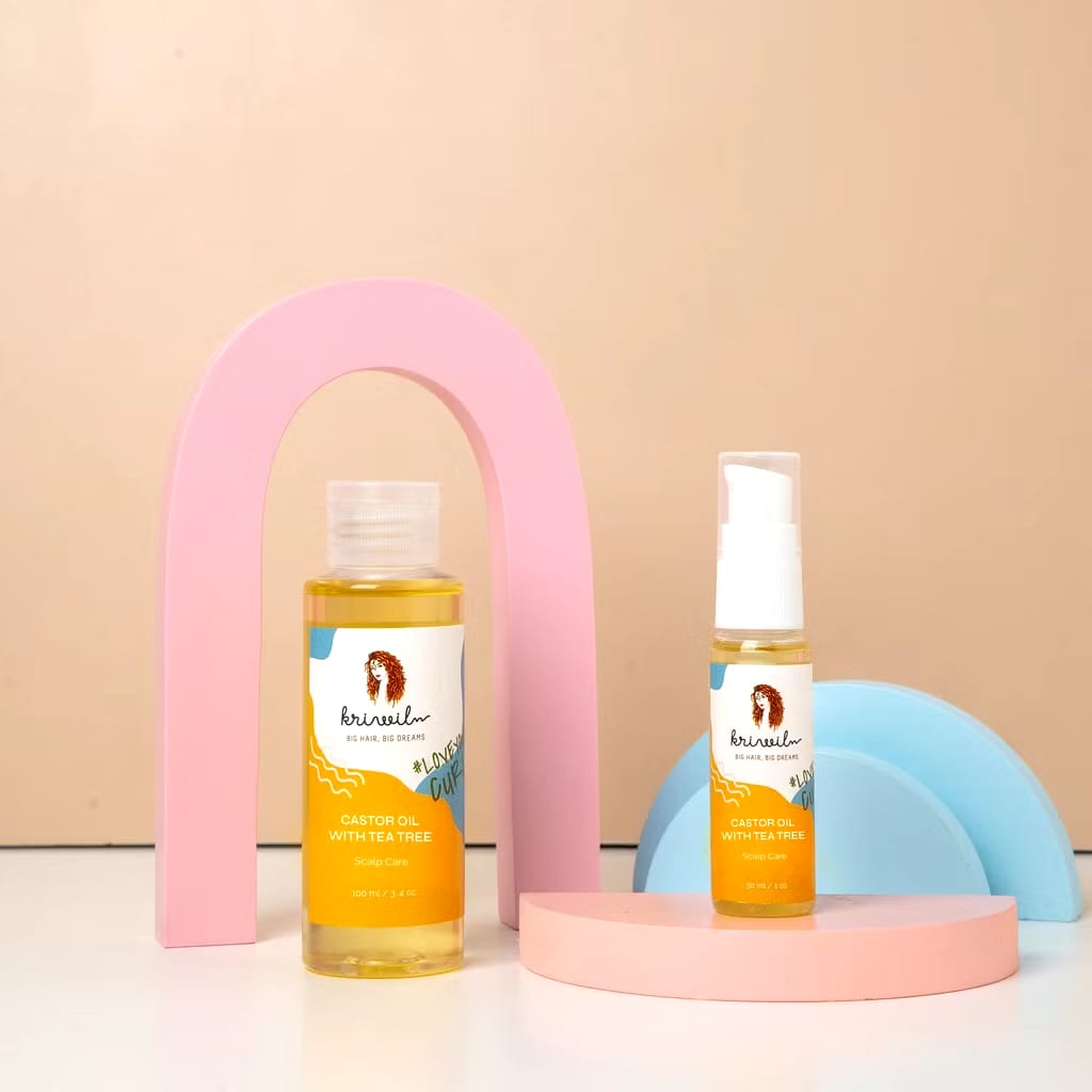 Iniko Karya Persada Kriwil Castor Oil with Tea Tree Essential Oil 