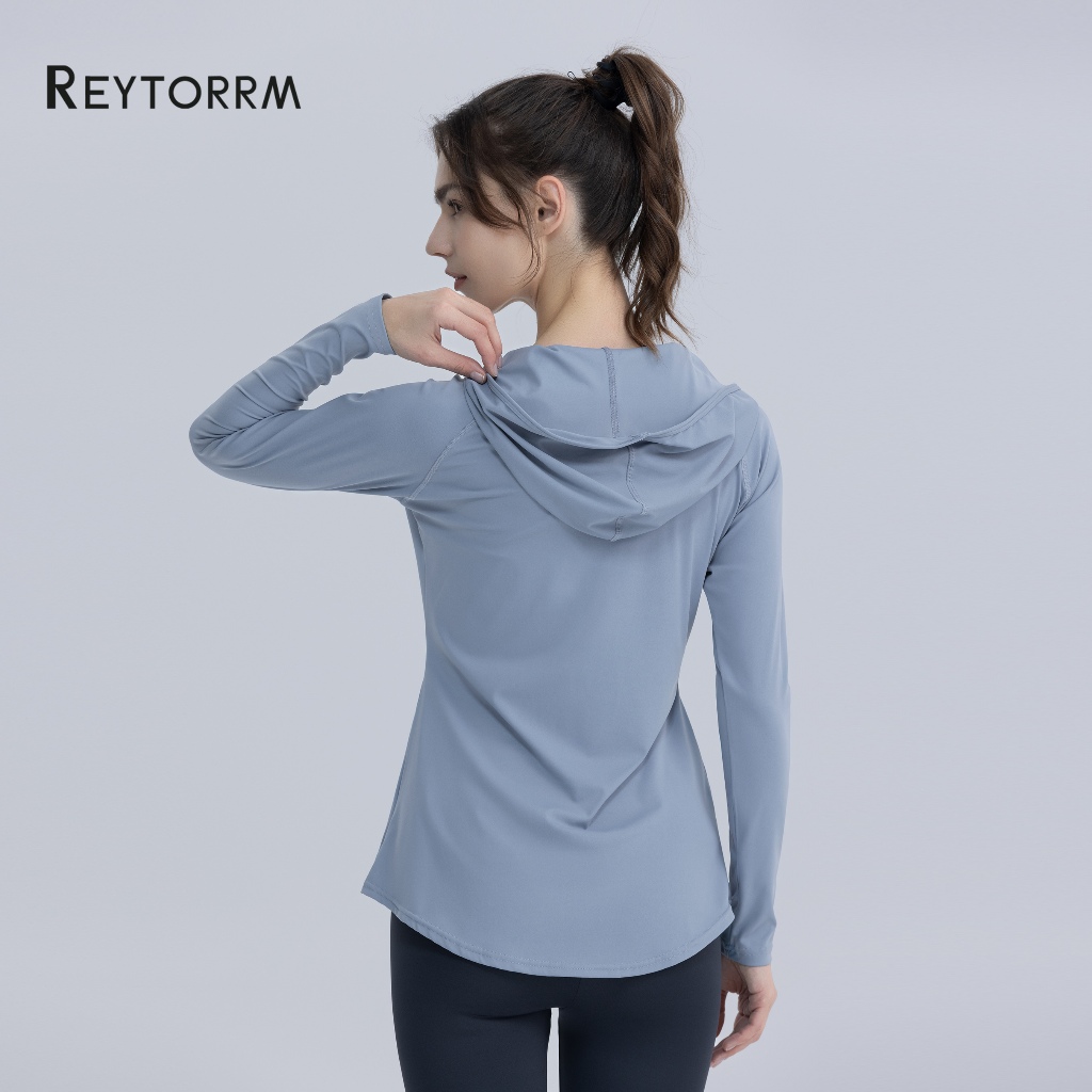  Reytorrm Hoodie Olahraga Wanita Lengan Panjang Kaos Sport WT001
