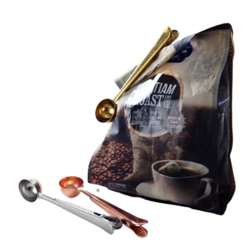 Coffee Spoon Measuring Scoop with Clip 3