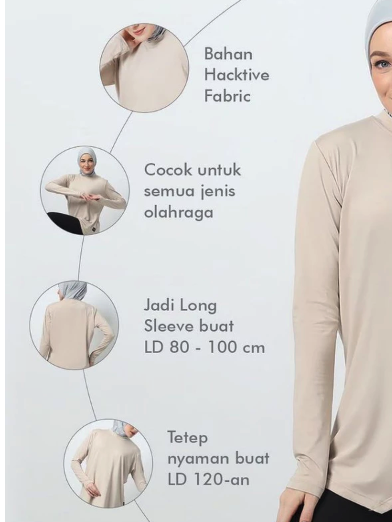 Hidup Ini Anugerah HIA EveryWear Taneeya Oversized Inner Top