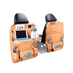 Premiro Car Seat Organizer Leather