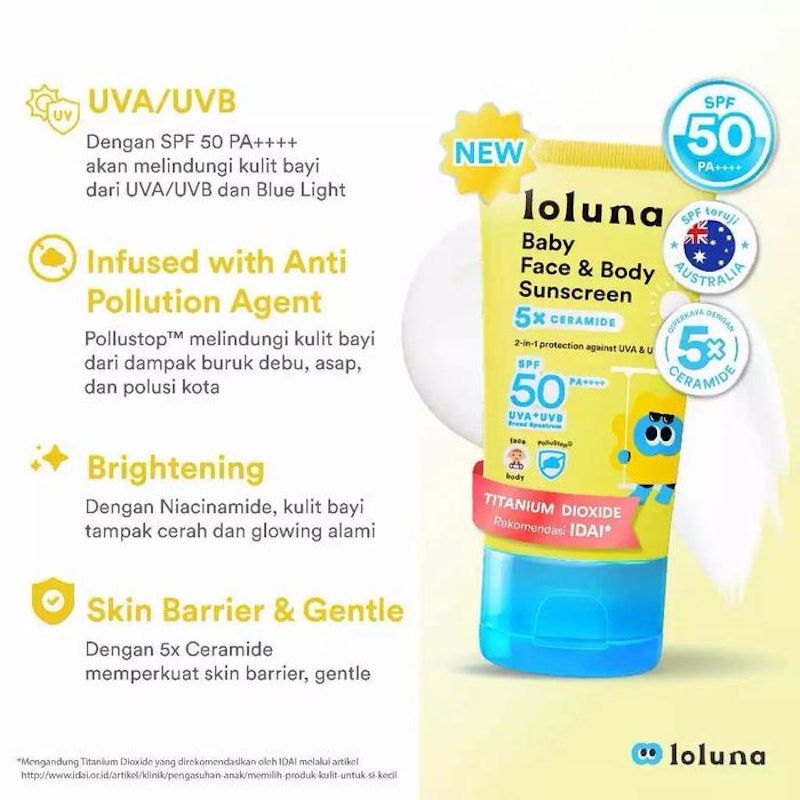 Baby Face & Body Sunscreen SPF 50+ PA++++ 2