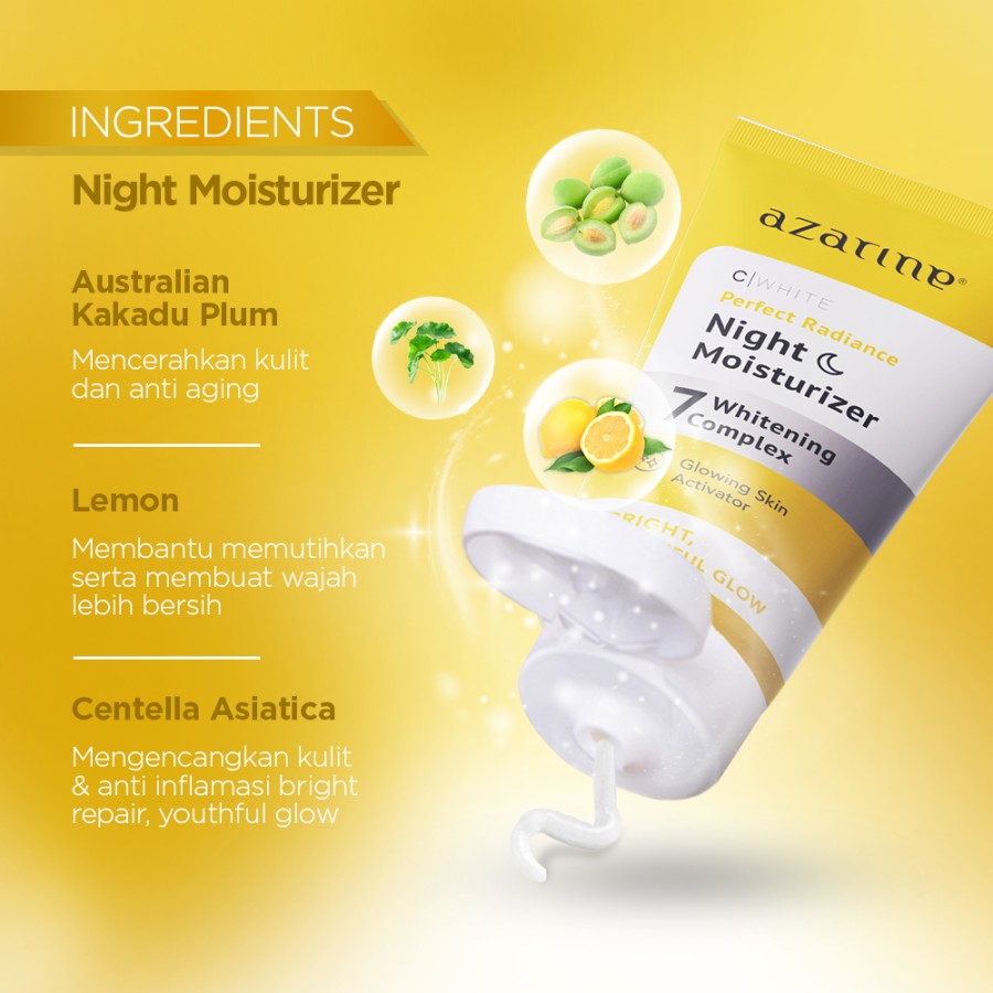 Wahana Kosmetika Indonesia Azarine® Perfect Radiance Night Moisturizer