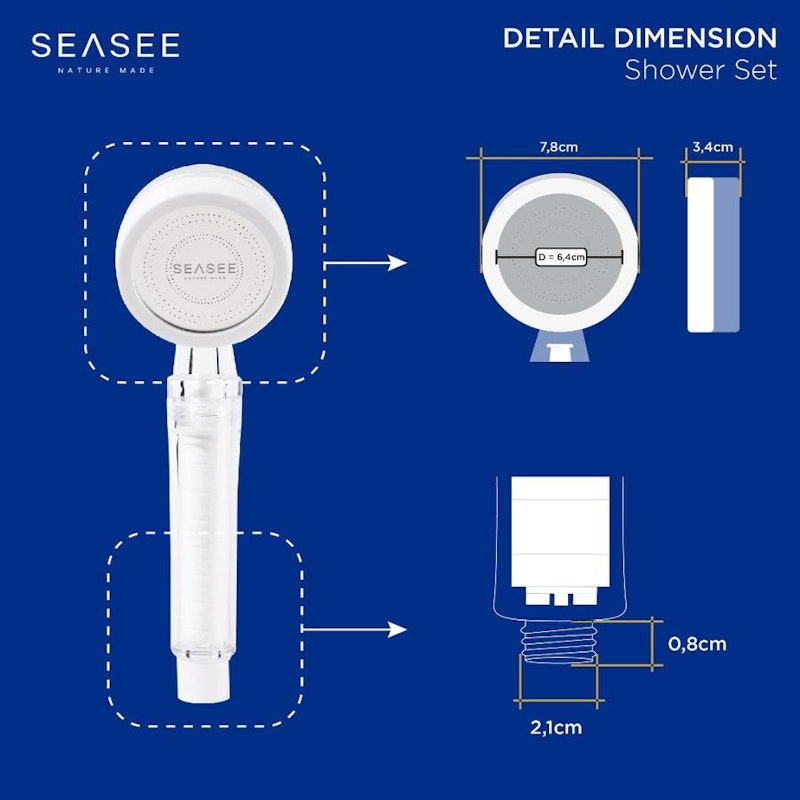 SEASEE Shower Set 6 Layers of Filteration 4