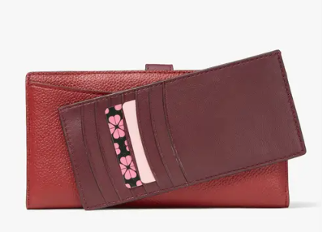 Kate Spade Zip Code Colorblocked Bifold Wallet