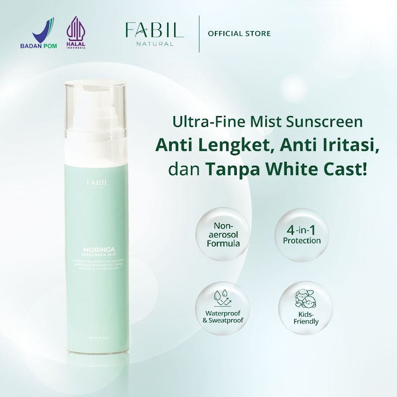 Fabil Natural Moringa Sunscreen Mist SPF 45 PA+++ 2