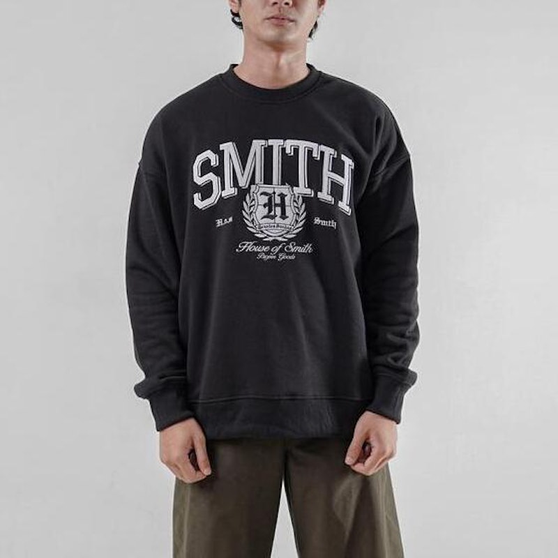 House of Smith Proper Oversized Crewneck Black #4 3