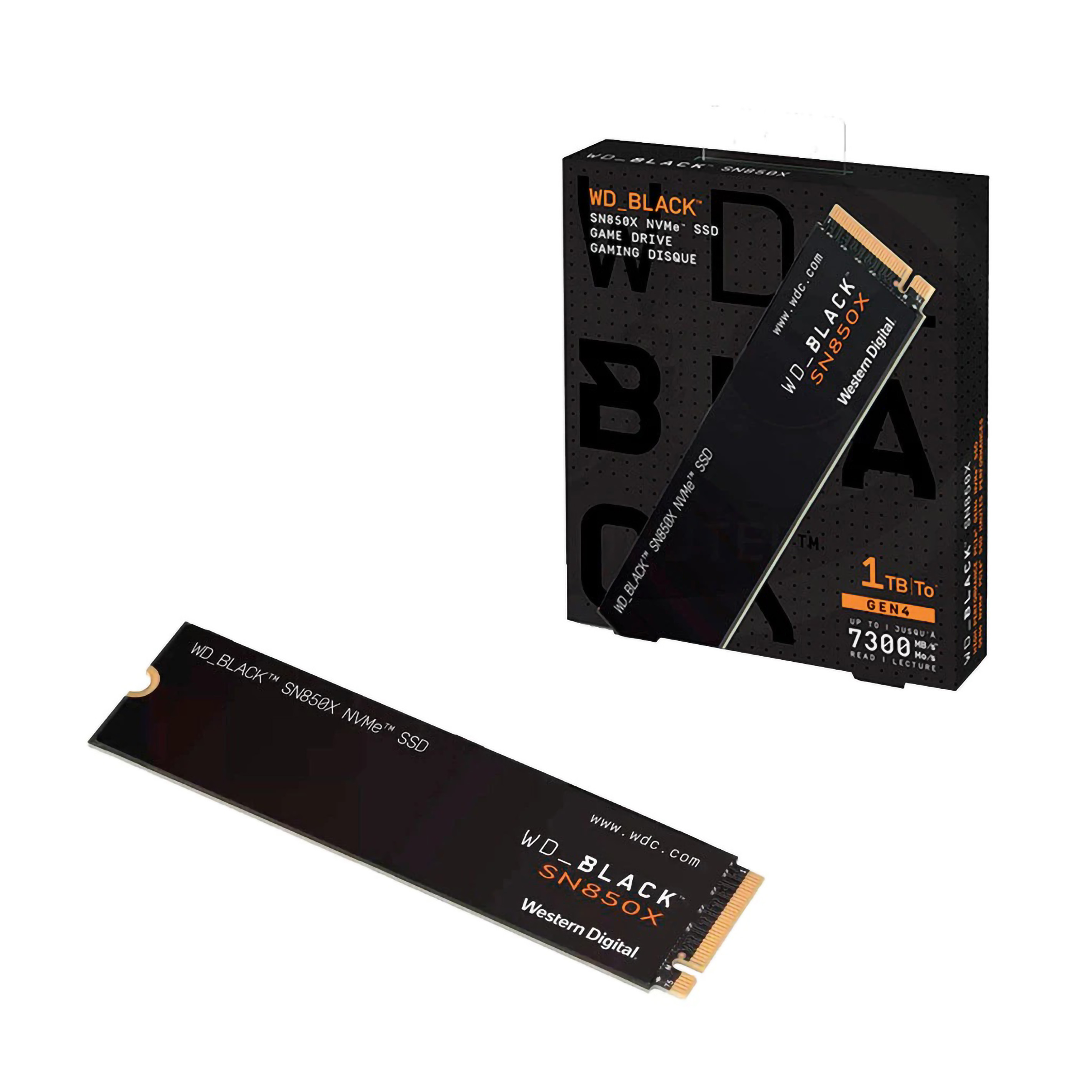WD BLACK SN850X SSD 1TB M.2 NVMe PCIe Gen 4 1TB