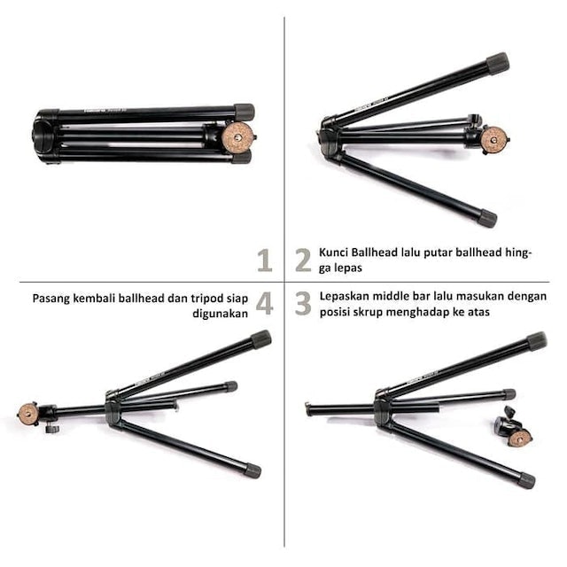 Takara Rover 50 Light Weight Traveller Tripod