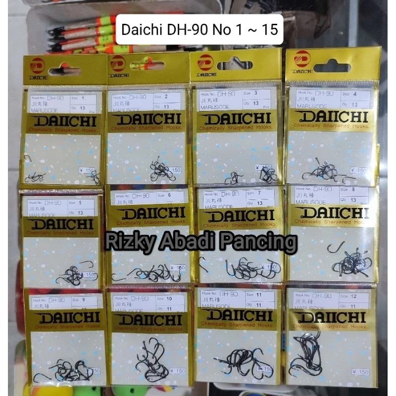 Daiichi® Chemical Sharpened Hooks Marusode 3