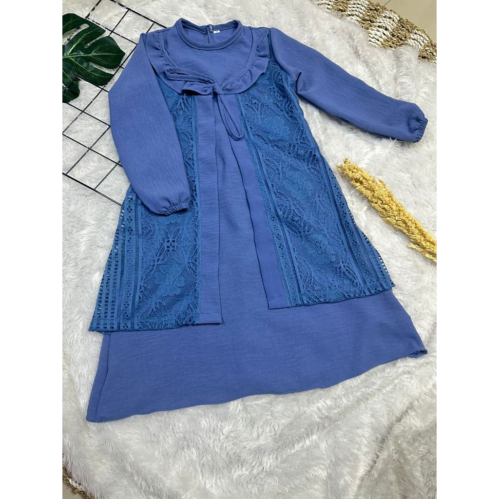  Salsa Gamis Brukat Anak Perempuan