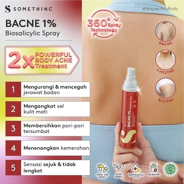 Royal Pesona Indonesia SOMETHINC Bacne 1% Biosalicylic Spray