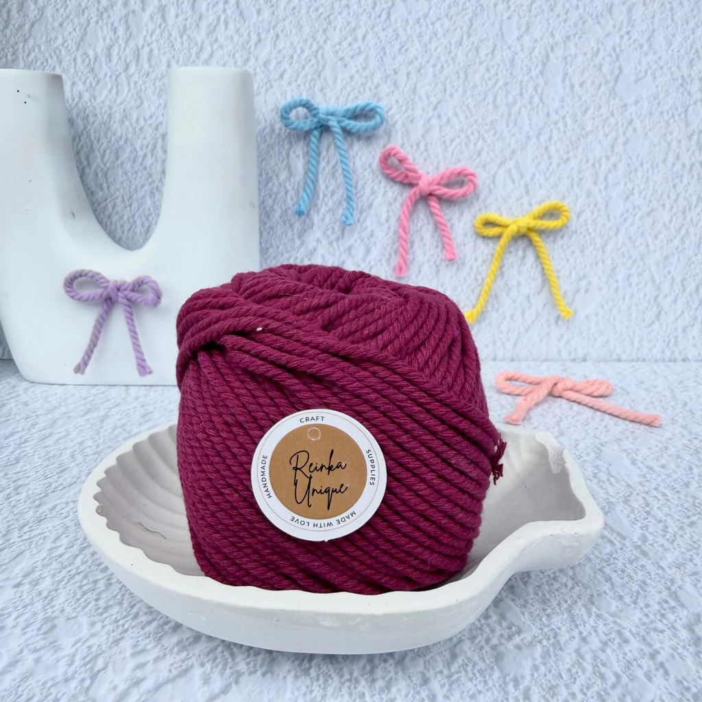  Reinka Unique Benang Rajut Cotton Rope