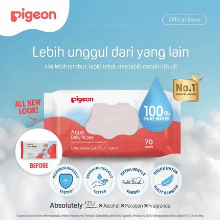 Pigeon Aqua Baby Wipes