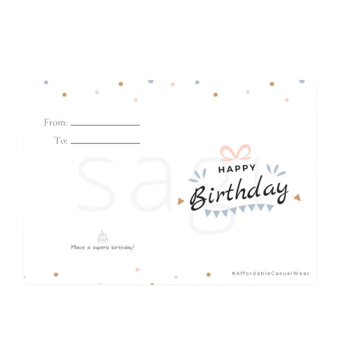 Postcard Greeting Birthday 3 1
