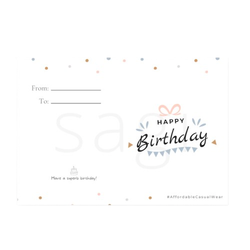 Postcard Greeting Birthday 3 1