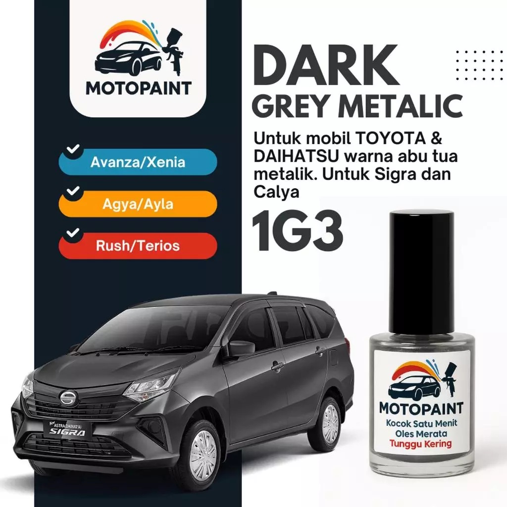 Motopaint Dark Grey Metallic 2