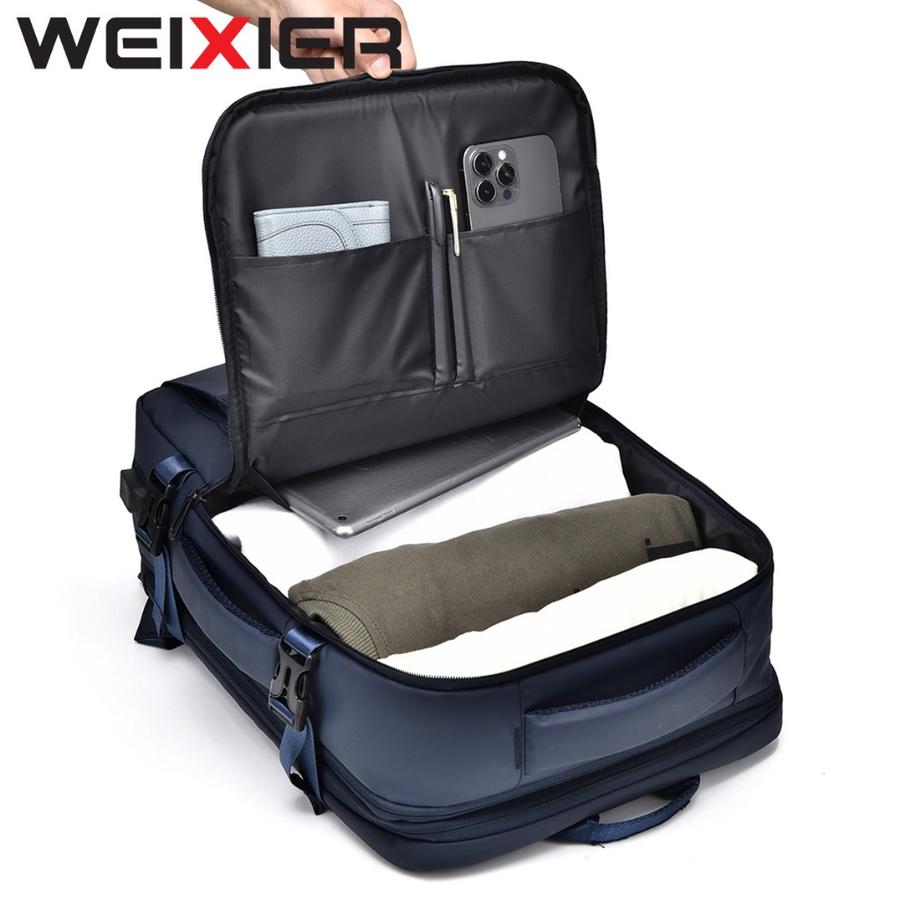 Baoding Qingmu Leather WEIXIER Tas Ransel Laptop WX-OS B683