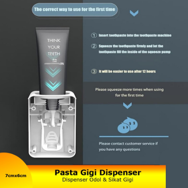 Fantasy Bath Fashion Crystal Toothpaste Dispenser