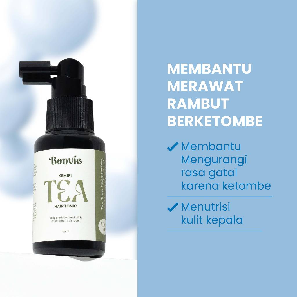 Kreasi Semangat Muda Bonvie Kemiri Tea Hair Tonic