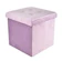 Informa VELVET OTTO FOLDABLE STORAGE LILAC 1