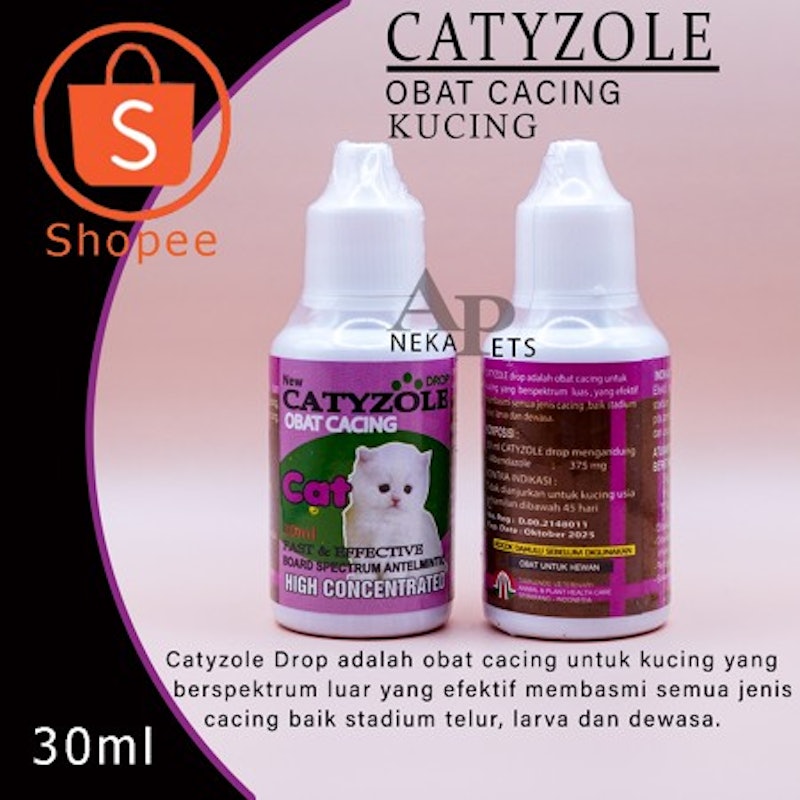 Catyzole Drop Obat Cacing Cat 2